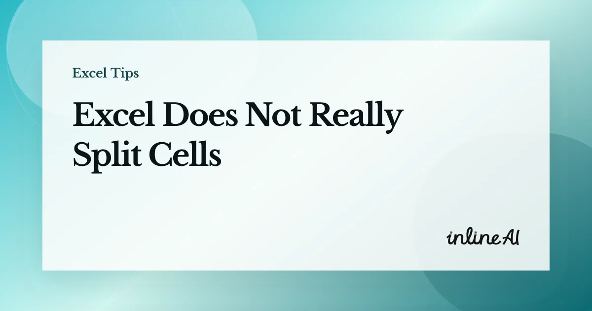 How to Split Cells in Excel: Complete Guide | Text to Columns, Delimiter Split, and Flash Fill