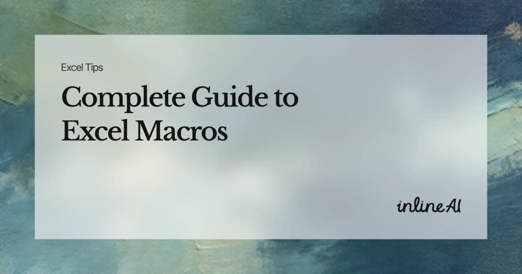 How to Enable Excel Macros: From Security Warnings to Proper Settings