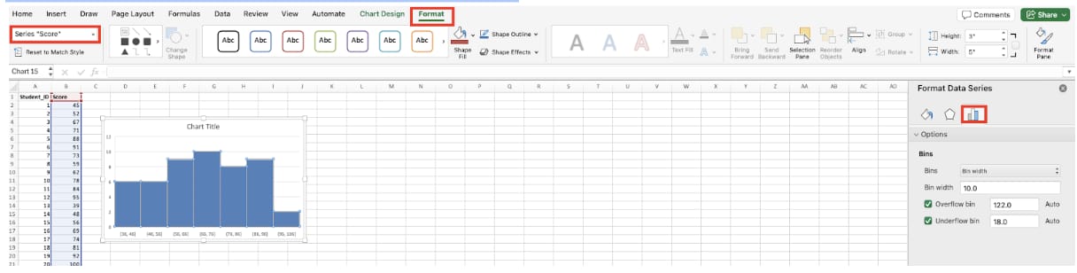 histogram-excel step illustration
