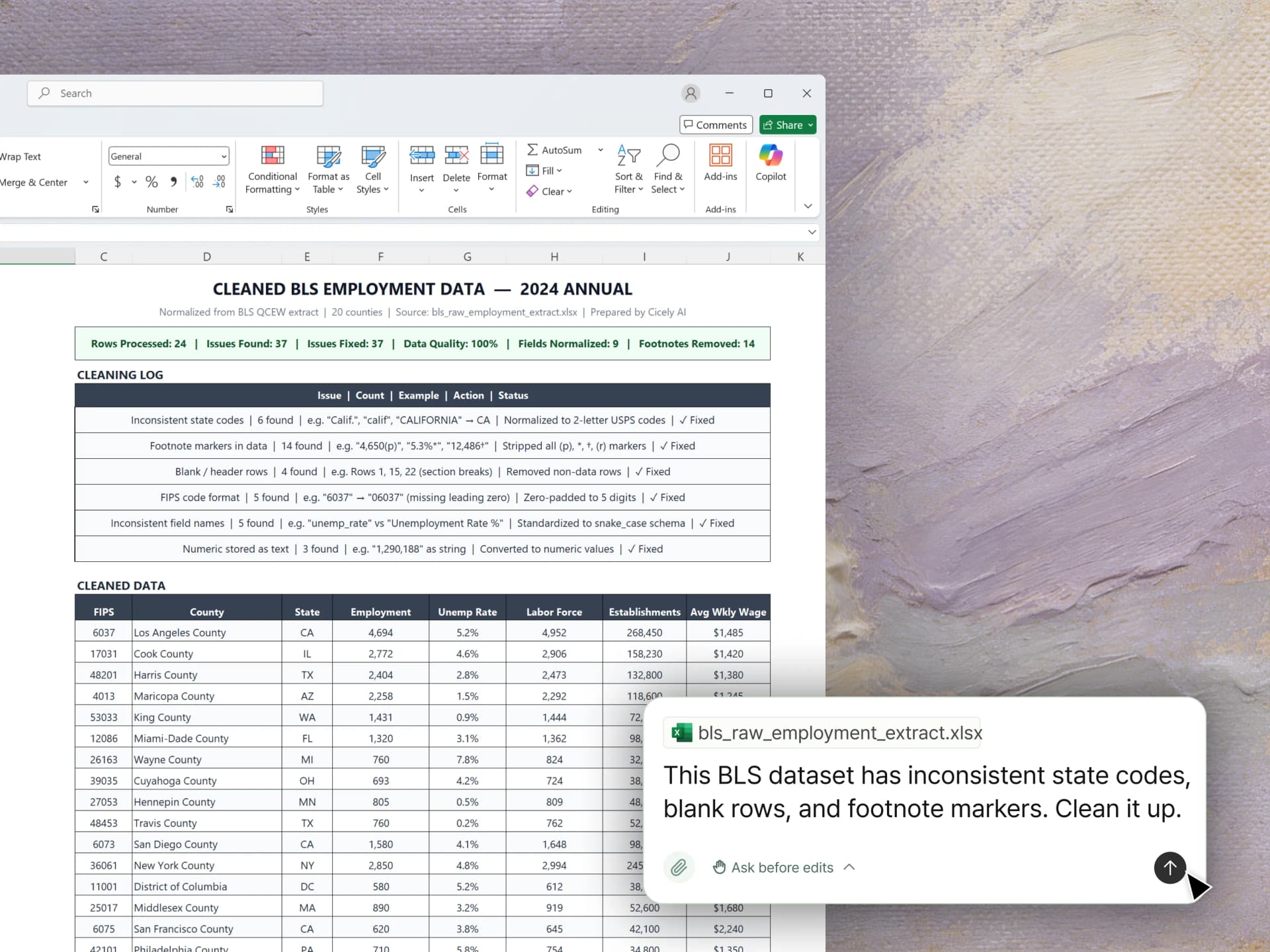 Public Data Cleaning